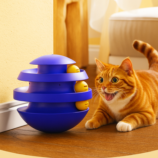 Interactive Cat Toy: Engaging Tumbler Ball for Fun Playtime