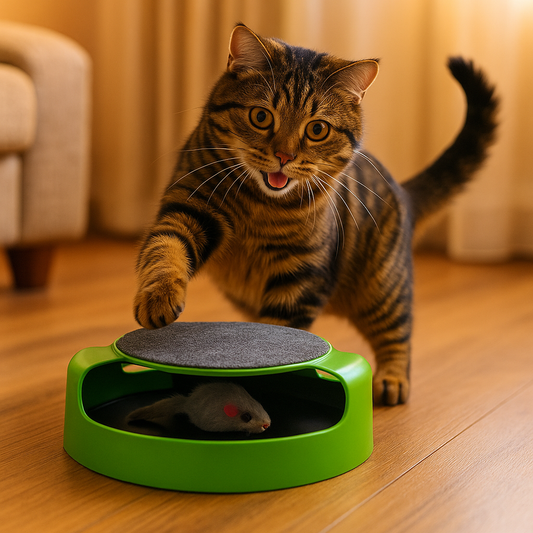 Interactive Cat Toy: Fun Mouse Chaser for Indoor Cats