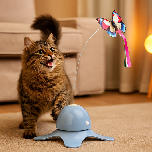 Interactive Electric Butterfly Cat Toy for Endless Fun