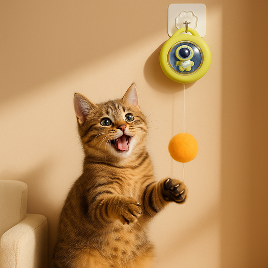 Interactive Cat Toy with Dangling Ball for Endless Fun
