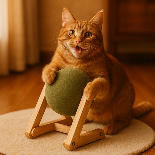 Interactive Catnip Licking Ball Toy for Fun Playtime