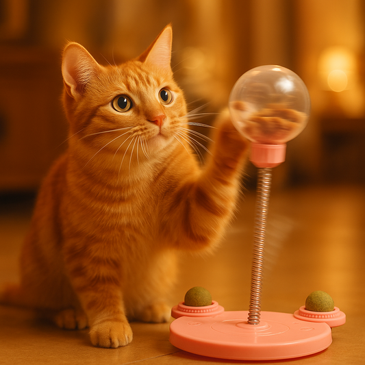 Interactive Cat Toy: Catnip Dispenser for Fun Playtime