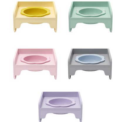 Non-Slip Ceramic Cat Bowl Set for Easy Feeding & Hydration