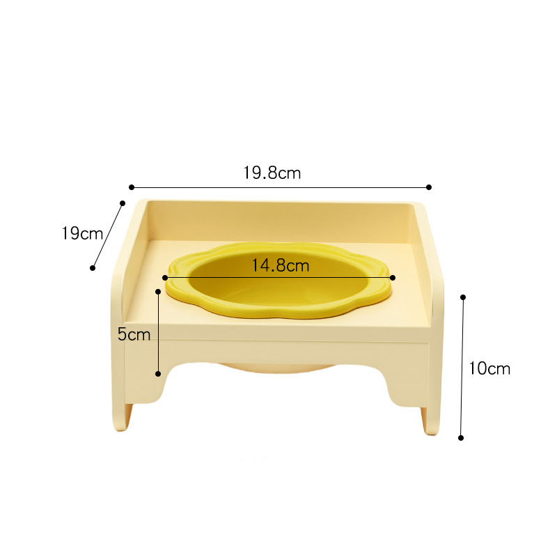 Non-Slip Ceramic Cat Bowl Set for Easy Feeding & Hydration