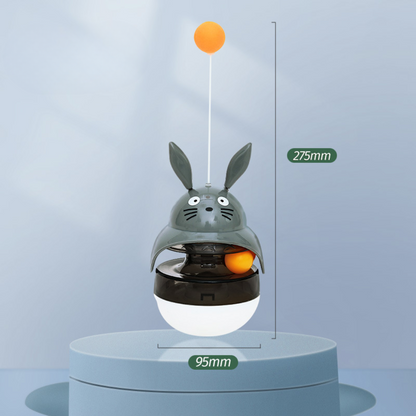Interactive Cat Toy Tumbler Ball for Treat Dispensing Fun