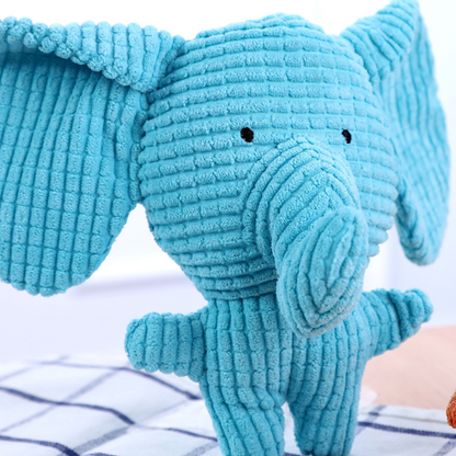 Durable Corduroy Plush Squeaky Dog Toy for Interactive Fun