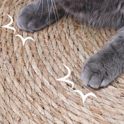 Durable Reed Woven Cat Scratching Mat - Eco-Friendly Pet Accessory
