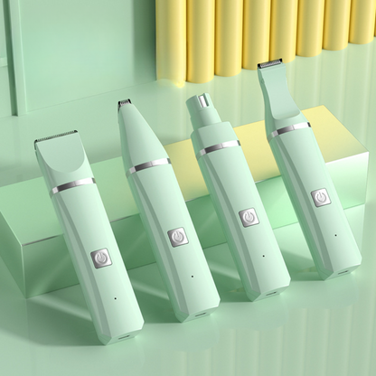 4-in-1 Pet Grooming Tool for Effortless Fur Trimming