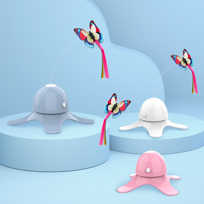 Interactive Electric Butterfly Cat Toy for Endless Fun