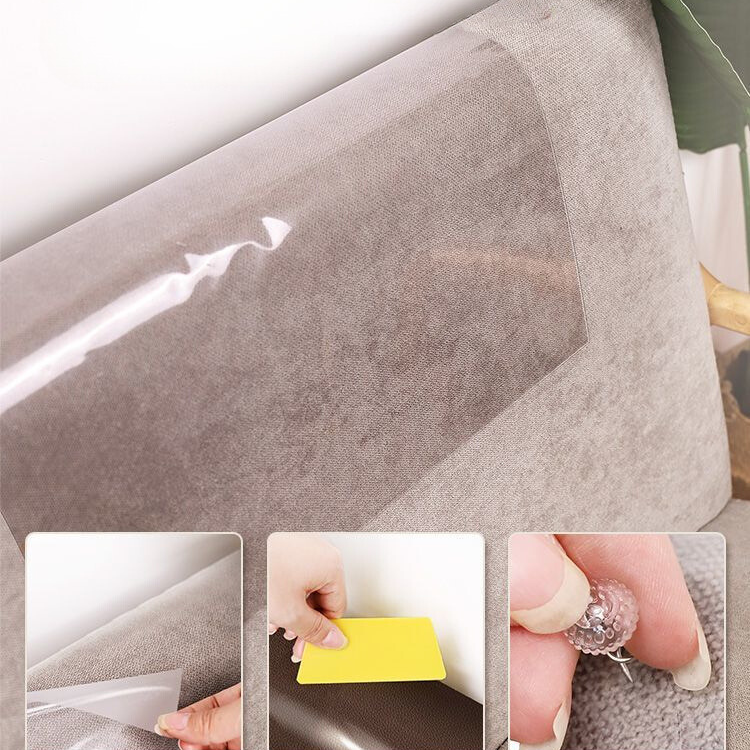 Durable Cat Couch Protector - Anti-Scratch & Transparent Design