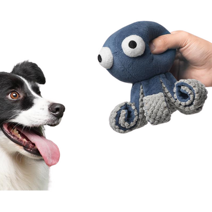 Interactive Plush Dog Toy for Chewing and Sniffing Fun