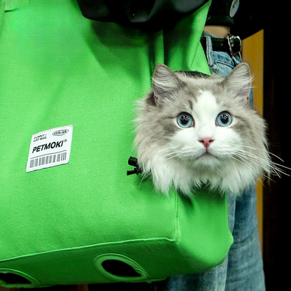 Durable Cat Canvas Tote Bag for Easy Travel & Walking