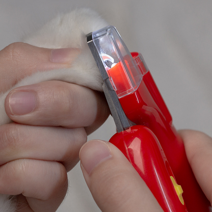 LED Pet Grooming Tool: Safe Dog & Cat Nail Clipper
