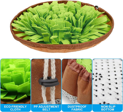 Interactive Dog Snuffle Mat for Engaging Feeding Fun