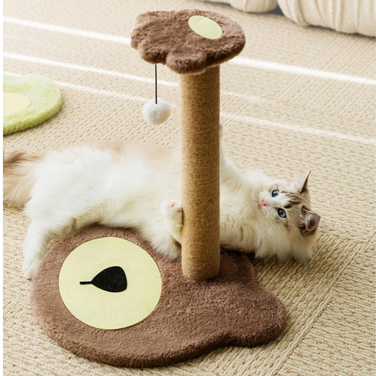 Durable Compact Cat Toy: Fun Scratching Post for Kittens