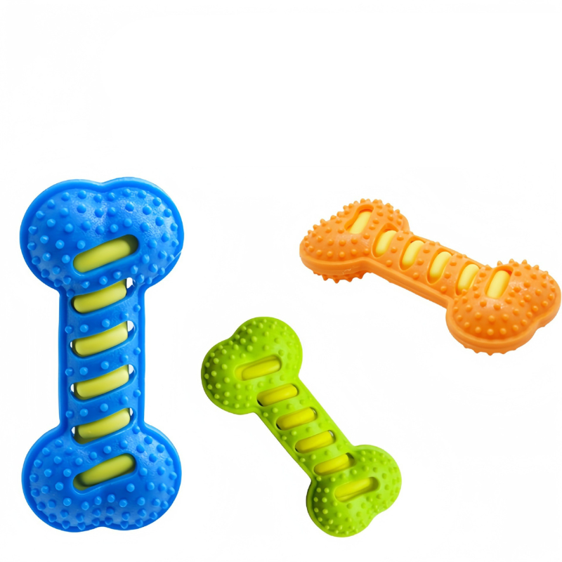 Durable Bone-Shaped Dog Toy for Chew-Resistant Fun