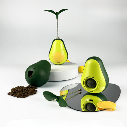 Interactive Avocado Cat Toy with Catnip for Endless Fun