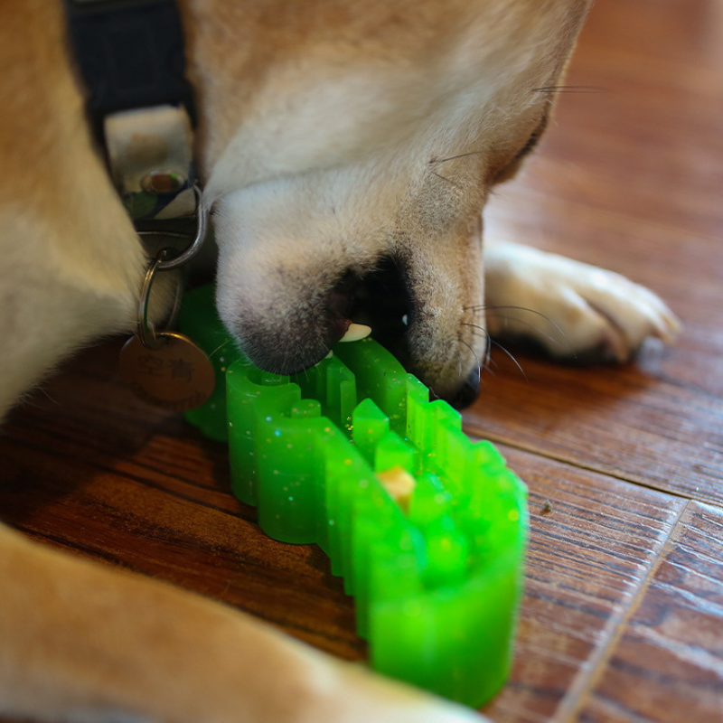 Durable Crocodile Dog Toy for Teething and Chewing Fun