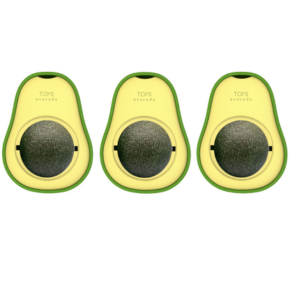 Interactive Avocado Cat Toys with Catnip for Fun Playtime