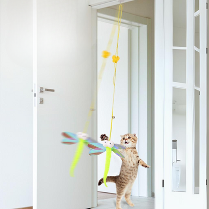 Interactive Cat Toy: Fun Door Hanging Teaser for Cats