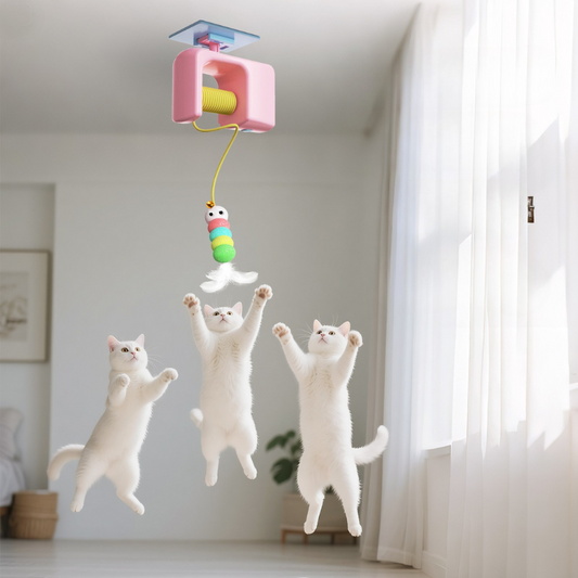 Interactive Electric Cat Toy Teaser Stick for Endless Fun