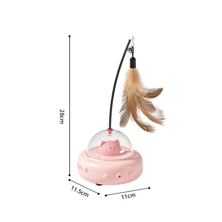 Interactive Electric Feather Cat Toy for Endless Fun