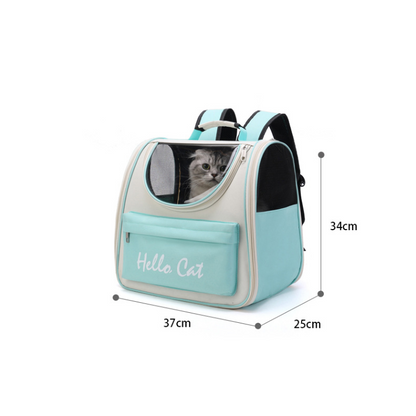 Windproof Cat Carrier Backpack for Safe Outdoor Travel