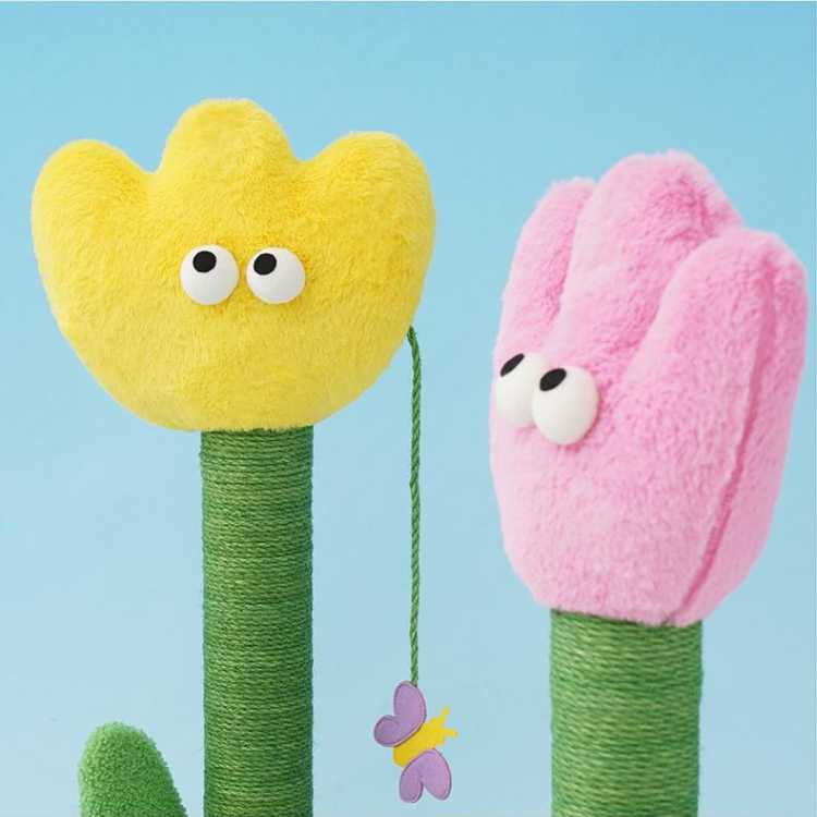 Interactive Flower Cat Scratching Post - Fun Pet Toy