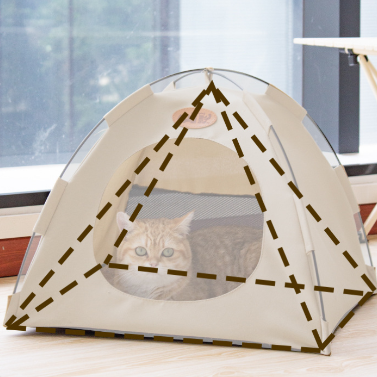 Durable Foldable Cat Tent Bed - Cozy & Portable Pet Accessory