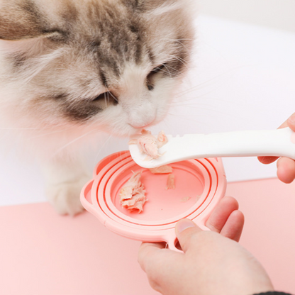 3-in-1 Cat Food Can Opener & Spoon - Easy Feeding Tool