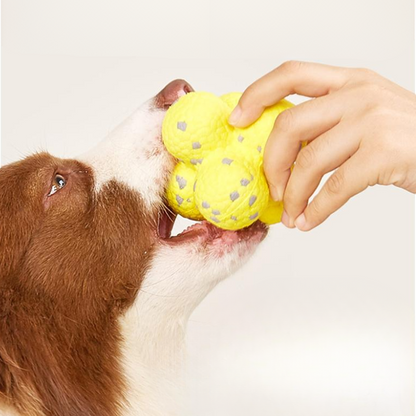 Durable Dog Chew Ring Balls - Fun Interactive Toy