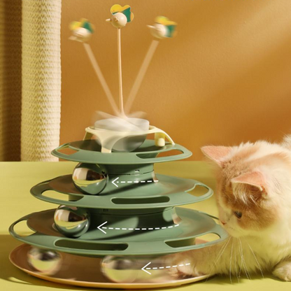 Interactive Cat Toy: Engaging Ball Track for Endless Fun
