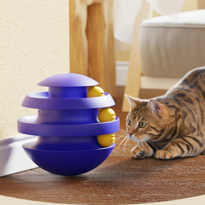 Interactive Cat Toy: Engaging Tumbler Ball for Fun Playtime