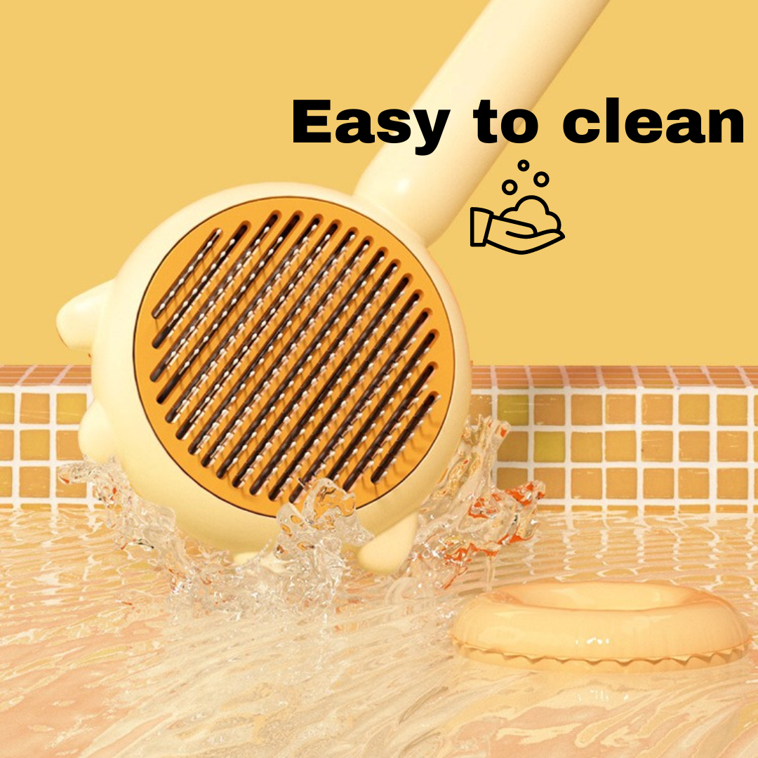 Effortless Cat Hair Removal Comb Brush - Essential Grooming Tool