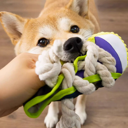 Durable Dog Toy: Cotton Rope Slippers for Chewing Fun