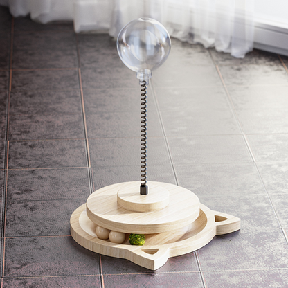 Interactive Cat Toy Dispenser for Fun Treats & Playtime