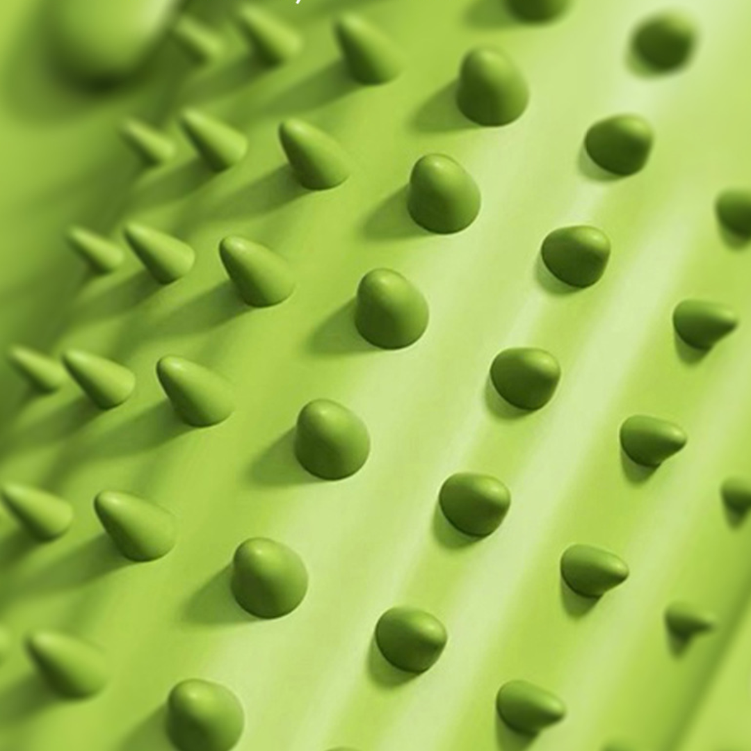 Interactive Silicone Cat Grooming Brush for Relaxing Massage
