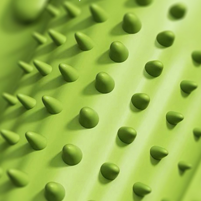 Interactive Silicone Cat Grooming Brush for Relaxing Massage