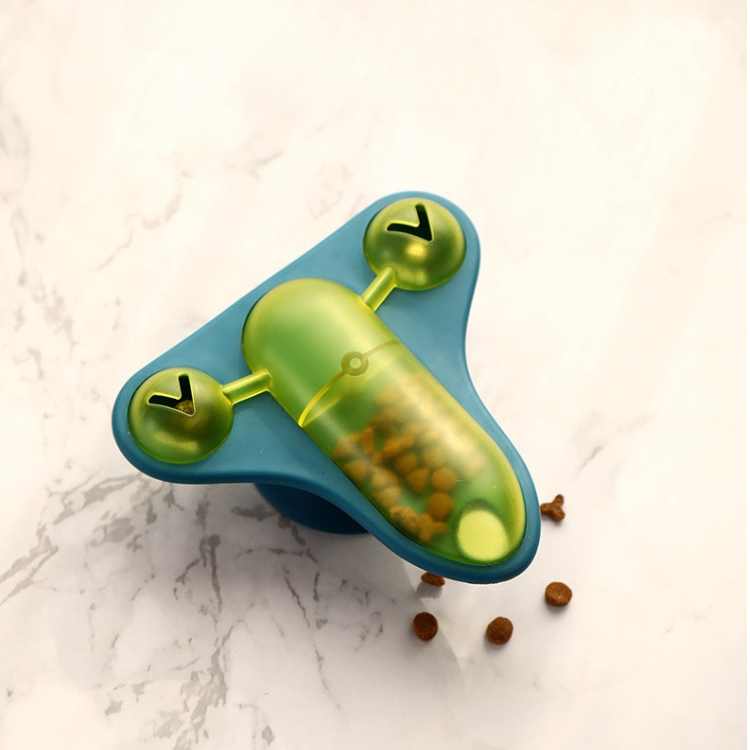 Interactive Dog Toy: Tumbler Windmill Treat Dispenser