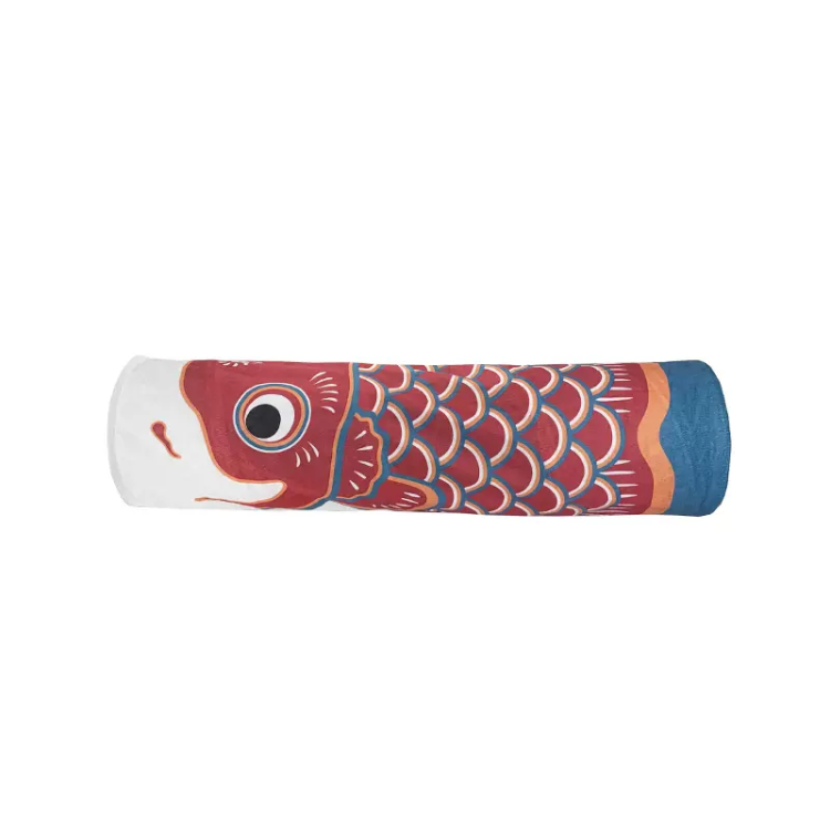Durable Carp Printed Cat Tunnel Toy for Interactive Fun