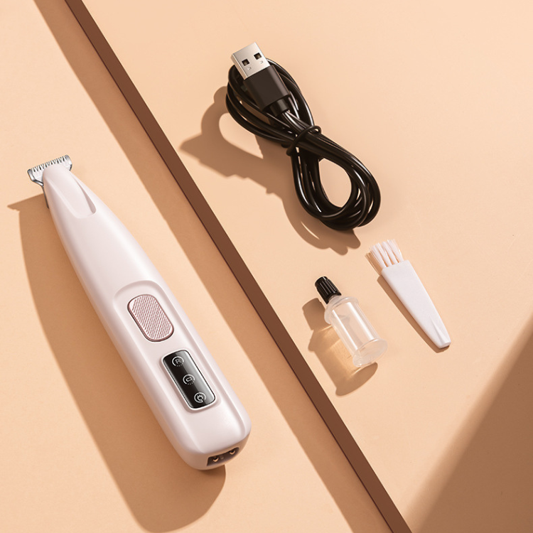 Rechargeable Waterproof Pet Grooming Tool for Easy Trimming
