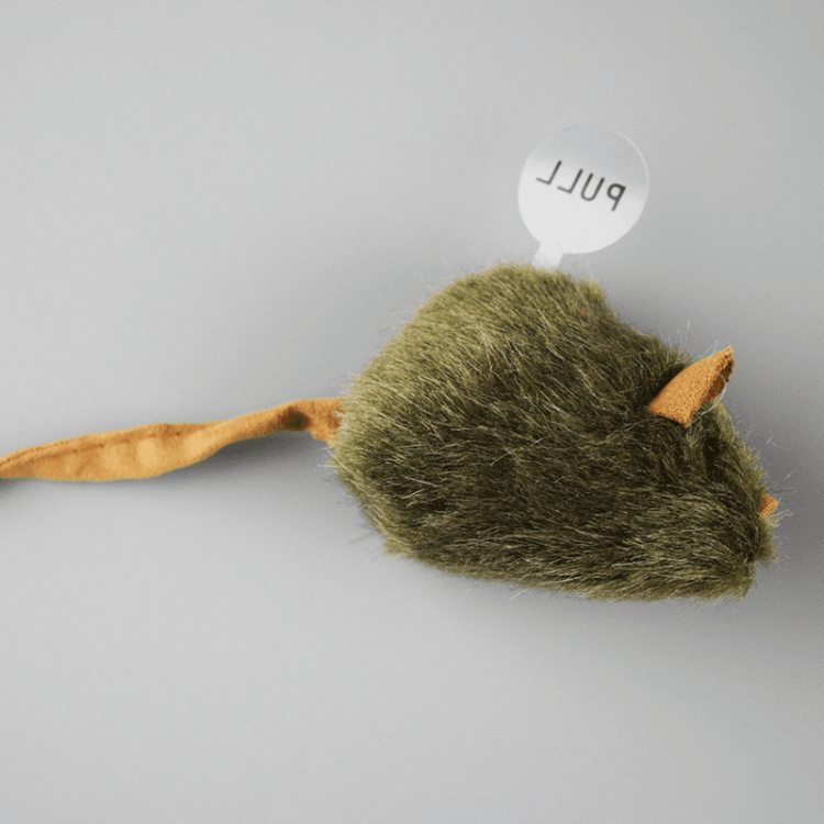 Interactive Plush Cat Toy Mouse with Sound for Endless Fun