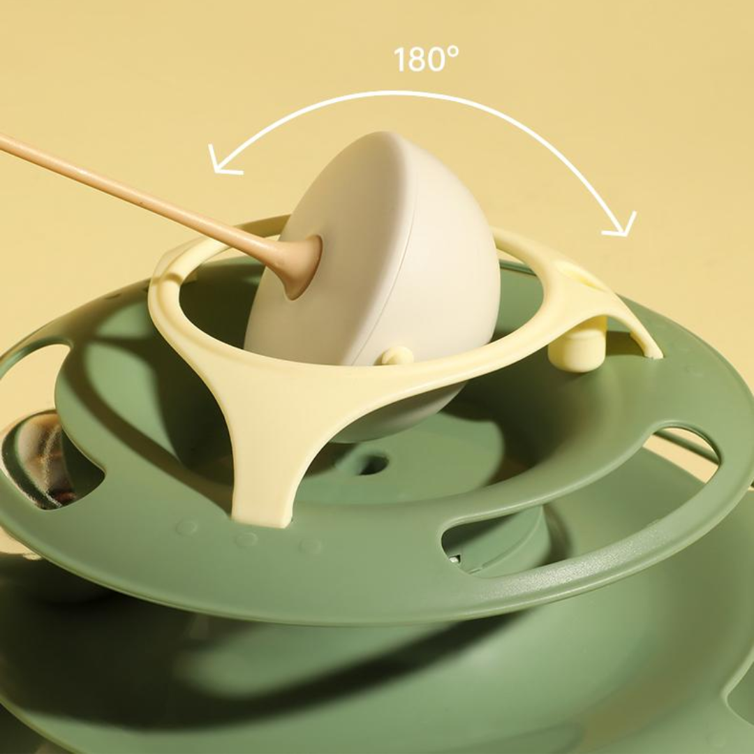 Interactive Cat Toy: Engaging Ball Track for Endless Fun