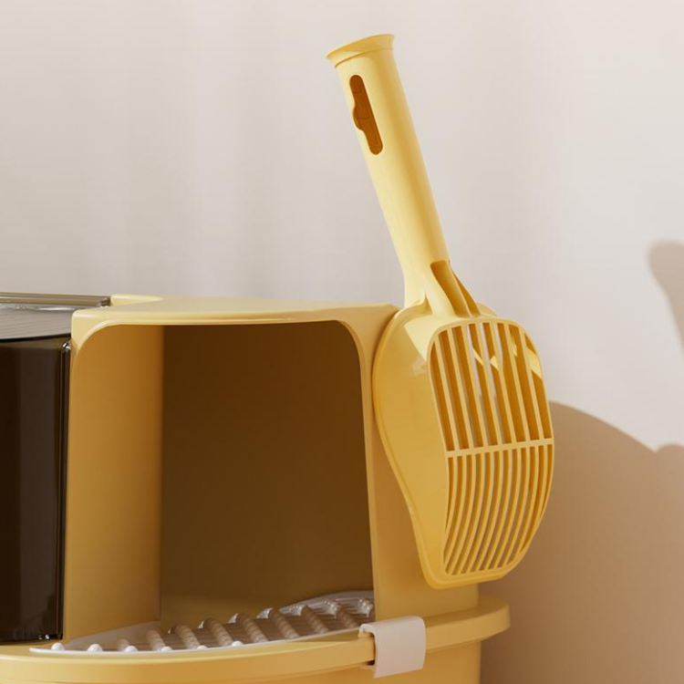 Convenient Cat Litter Shovel with Waste Bag Storage