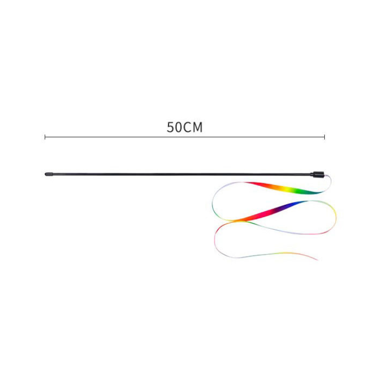 Interactive Rainbow Ribbon Cat Toy for Endless Fun