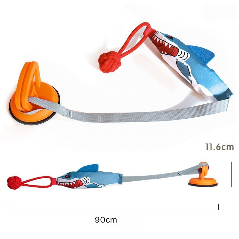 Durable Shark Design Dog Toy for Interactive Chewing Fun