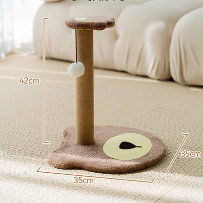Durable Compact Cat Toy: Fun Scratching Post for Kittens