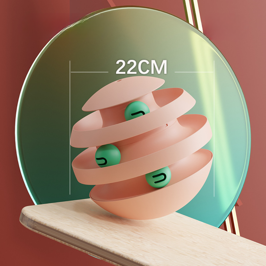 Interactive Cat Toy: Engaging Tumbler Ball for Fun Playtime