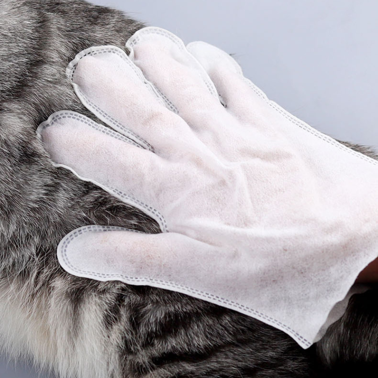 Pet Grooming Tool: Convenient Disposable Glove Wipes