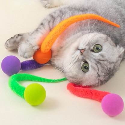 Interactive Elastic Ball Caterpillar Cat Toys for Endless Fun